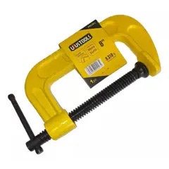 UYUSTOOLS - Prensa en C Cromada de 8 Pulgadas Trabajo Pesado