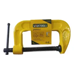 UYUSTOOLS - Prensa en C Cromada de 3 Pulgadas Trabajo Pesado