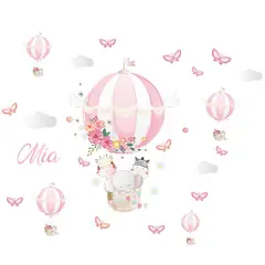 VINILOVERS - Vinilo Globos Mariposas Nubes