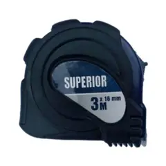 SUPERIOR - Juego de Flexómetros 9 Piezas Encauchetado 5 m x 25 mm
