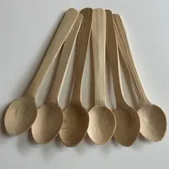 CASA BONITA - Cucharas Pequeñas 6 Unidades Madera