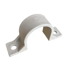PLASTICOS Y AFINES - Abrazadera Plástica Doble Apoyo 1" x 30 Unidades