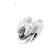 TOOLCRAFT - Perro para Cable 7/8'' En Hierro Maleable x 10 Unidades