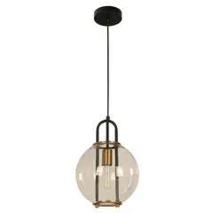 DESIGNER - Lámpara Colgante Negro 1 Luz E27 60w