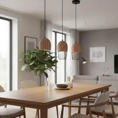 IKELITE - Lámpara Colgante Negro 1 Luz E27 40w