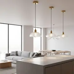 IKELITE - Lámpara de Techo Bronce 1 Luz E27 10w