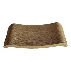 GATITUD - Rascador Para Gatos Sofa 49x22x66cm Pequeño Café