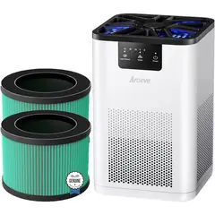 AROEVE - Purificador de Aire con Filtro HEPA y Aromaterapia Silenciosa