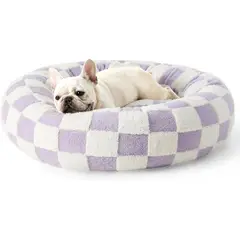 LE SURE - Cama para Perros Pequeños Redondas Con Felpa Lanuda