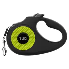 TUG - Correa Para Perro Reflectante Retráctil de Cinta de Nailo