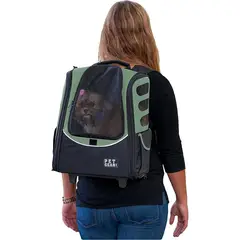 PET GEAR - Asiento Automovil Para Perros 36x23x94cm PequeñoVerde