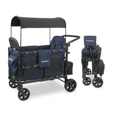 WONDERFOLD - Coche Cuádruple Plegable con Asientos y Toldo UV Marca