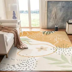 undefined - Alfombra Lavable Bohemia de 2.74m x 3.66m Color Gris Marca Lahome