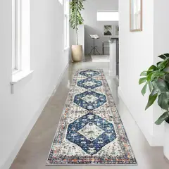 undefined - Alfombra de Pasillo Tribal Bohemia de 0.76x3.65 m Lahome