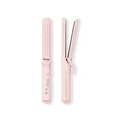 LANGE HAIR - Varita Rizadora 2 En 1 y Plancha Plana de Titanio