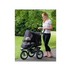 PET GEAR - Coche Para Mascotas 81x57x107cm Mediano Negro