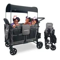 WONDERFOLD - Coche Cuádruple Cara a Cara Con Arneses ?w4elt