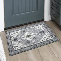 undefined - Alfombra Tribal Bohemia Color Gris de 0.61x0.91 m Lahome