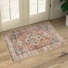 undefined - Alfombra Oriental Color Terracota de 0.61x0.91 m Lahome