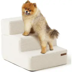 undefined - Escalera Plegable para Mascotas con Espuma de Alta Densidad, Acceso Fácil y Seguro
