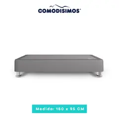 COMODISIMOS - Base Cama Habana Gris Claro 160X95