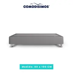 COMODISIMOS - Base Cama Habana Gris Claro 90x190