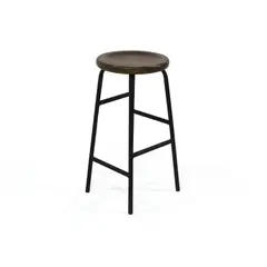 HOGAR VENECIA - Butaco de Barra Cornet 74x36x36 Matiz Caoba