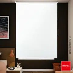 REGGIA - Cortina Blackout 100x180cm Blanco Polar
