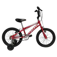 SFORZO - Bicicleta Infant Rin 12 Auxiliares Roja