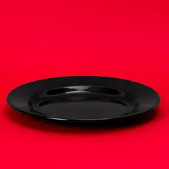 CRIOLLA - Plato Plano 26 cm Negro Peltre