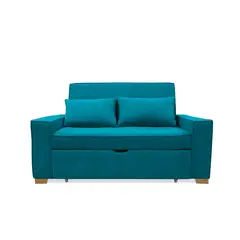MUEBLES REM - Sofacama Hofer Turquesa 170X94X170 Cm