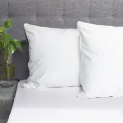 JUST HOME COLLECTION - Set Protector Colchón Extradoble Fuelle 35 + 2 Protector Almohada Impermeable