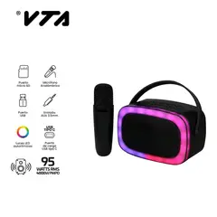 VTA PLUS - Parlante Con Micrófono Recargable 15 W Rms