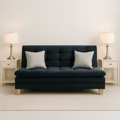 ESTILO Y CONFORT - Sofacama Click Baúl Tres Pocisiones Negro