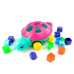 ENERGY PLUS - Tortuga Didáctica: Bloques Que Potencian La Mente 20 Pzas Fucsia
