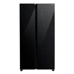 MABE - Nevecón Side By Side 631 Litros Black Glass Msl631lklng0
