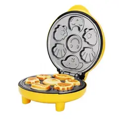 52 BITS - Mini Maquina De Wafles Infantiles De Figuras Antiadherente