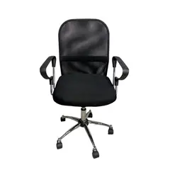 EASY - Silla de escritorio Secretarial Ejecutiva Brazos fijos Negro