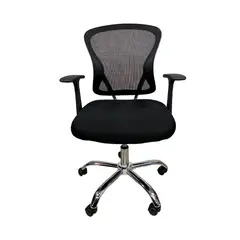 EASY - Silla de escritorio Ejecutiva Brazos en T Negro