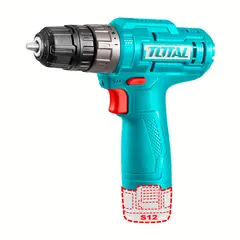 TOTAL TOOLS - Taladro Rotación 3/8 Pulgadas 12V 20nm 1 Batería + 89 Herramientas