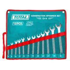 TOTAL TOOLS - Juego de 12 Llaves Combinadas 6 a 32mm Tht1022122