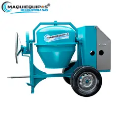 MAQUIEQUIPOS - Mezcladora de Concreto de Un Bulto con Motor Gasolina Honda Gx270 3600RPM