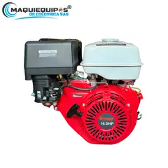 MAQUIEQUIPOS - Motor Gasolina 13HP 3600 RPM Eje Cuña Rosca