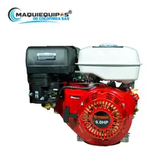MAQUIEQUIPOS - Motor Gasolina 9HP 3600 RPM Eje Cuña Rosca