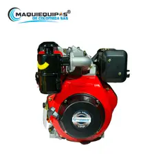MAQUIEQUIPOS - Motor Diesel 15HP 3600 RPM Eje Cuña Rosca