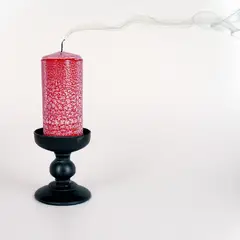 CERESPAS - Vela Pillar 7.5 X 15 Marmol Rojo Mate