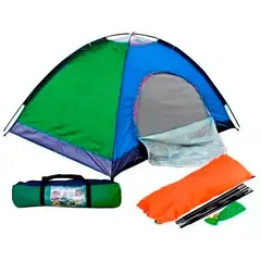 52 BITS - Carpa Para Camping 4 Personas Impermeable Acampar