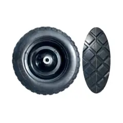 SUPERIOR - Llanta para Carretilla Antipinchazo Negra 350-8