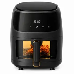52 BITS - Freidora De Aire 6 Litros Sin Aceite Extra Grande Digital