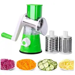 52 BITS - Rallador Cortador de Verduras 3 en 1 Mandolina Molino Genérico